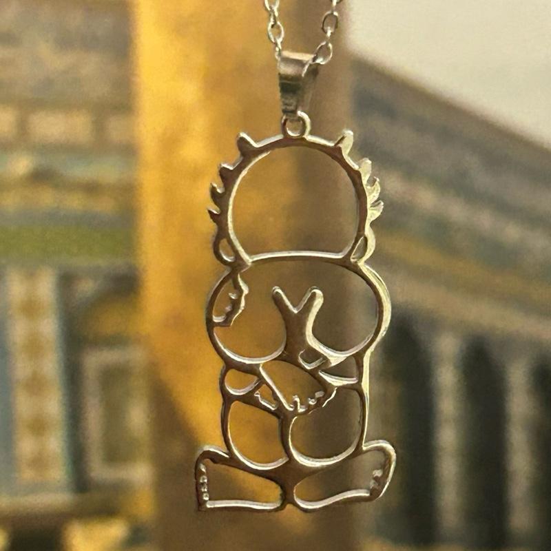 Handala Necklace in Gold or Silver Color