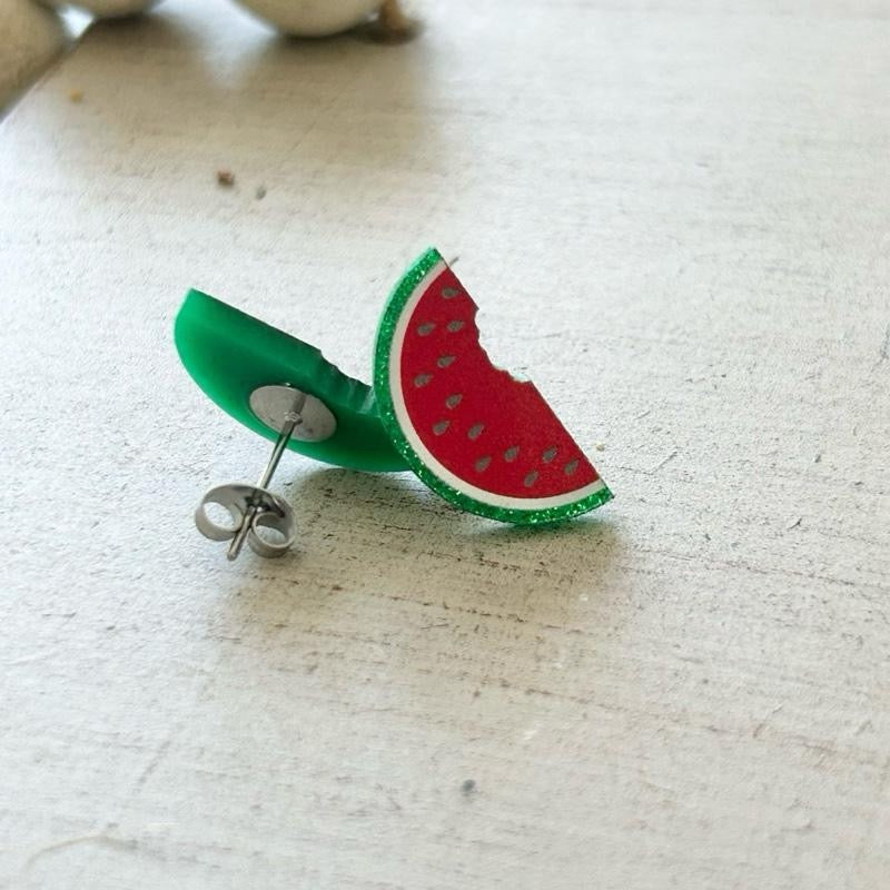 Palestine Watermelon Earrings