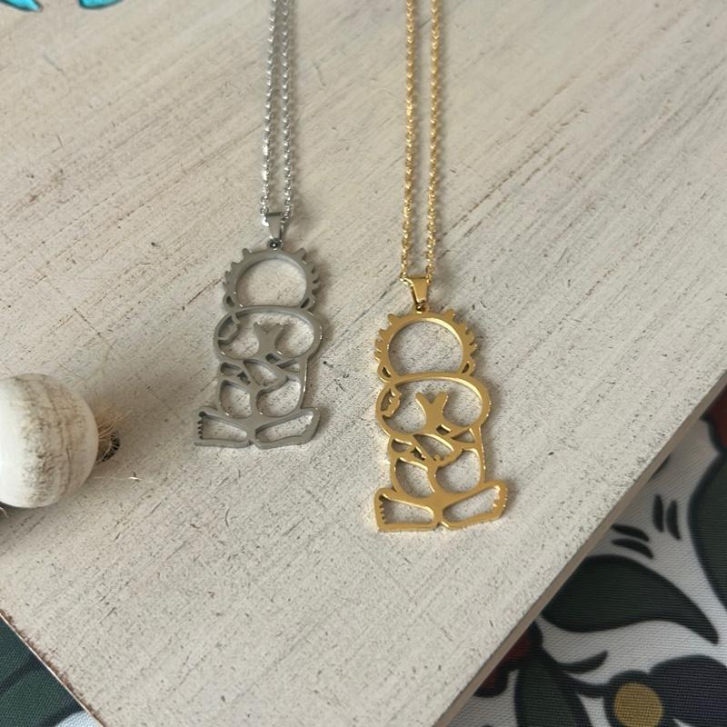 Handala Necklace in Gold or Silver Color