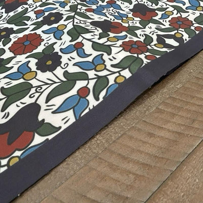 Hebron Art Table Runner Extra Long Thin Foldable Polyester