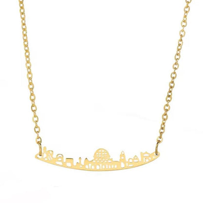 Gold Jerusalem Skyline Necklace | Dome of the Rock Chain