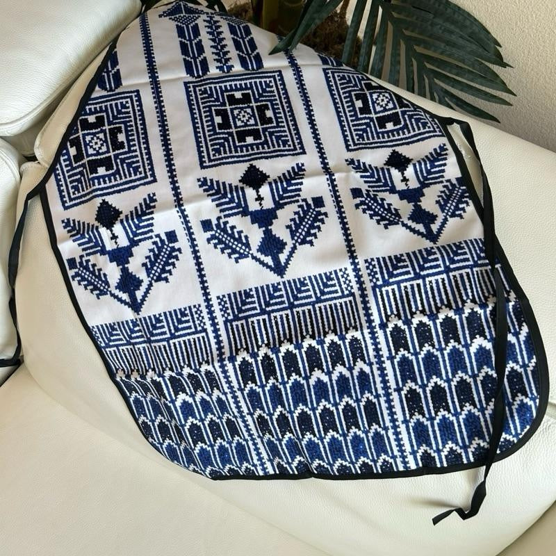 Palestinian Tatreez Print Apron