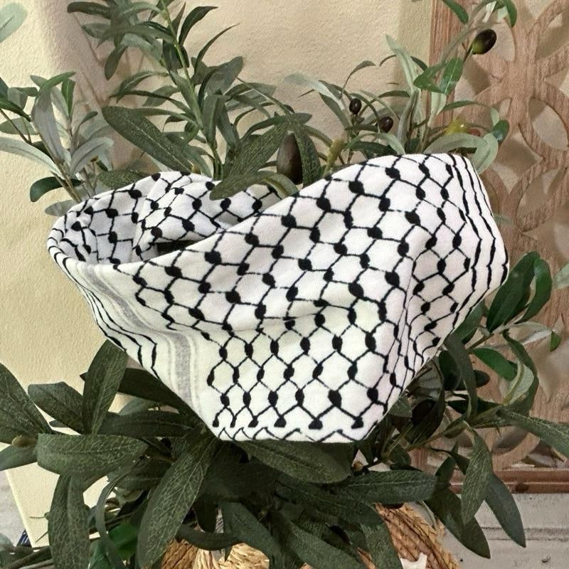 Keffiyeh Headband Soft Cotton Stylish