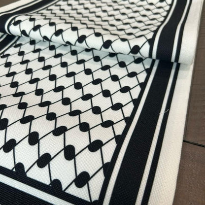 Palestinian Keffiyeh Table Runner  | 118” x 13”