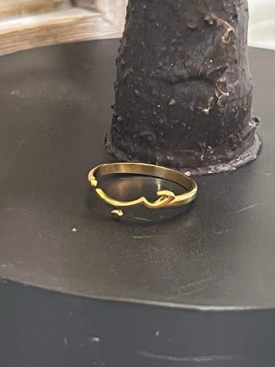 Hob Ring Adjustable Arabic Calligraphy for Love حب