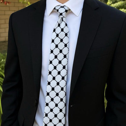 Keffiyeh Tie - Unisex Silk/Satin