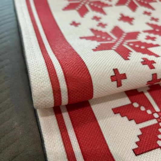 Tatreez Pattern Table Runner  | 118” x 13”