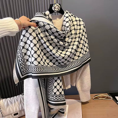 Cashmere Feel Palestine Shawl