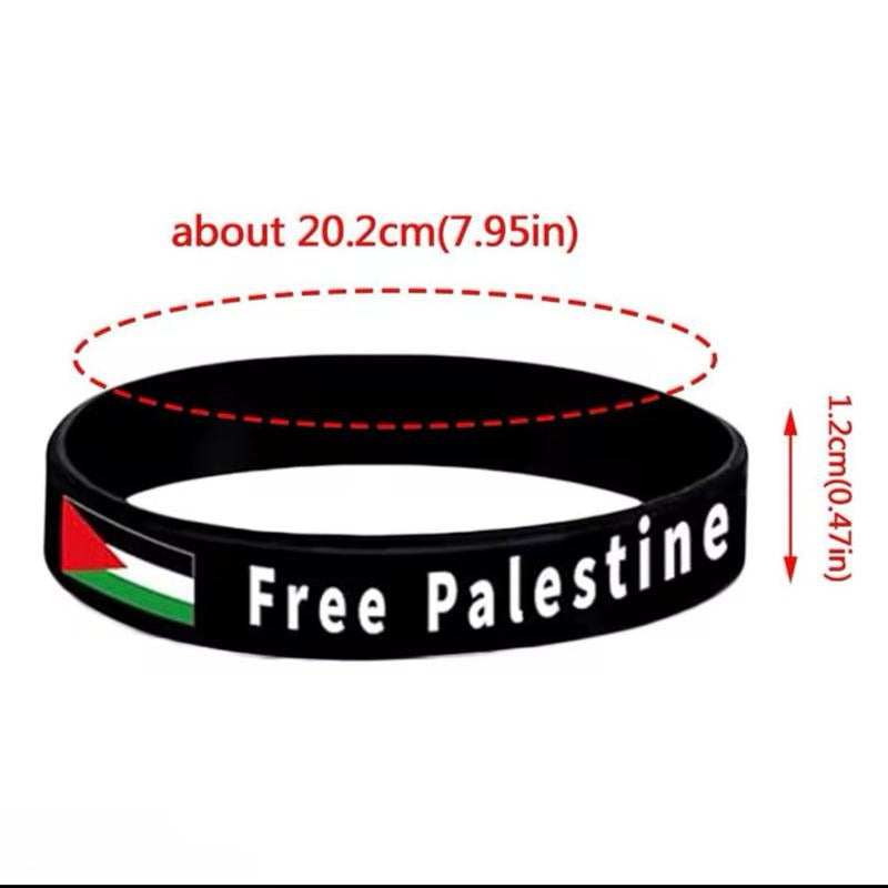 Palestine Support Silicon Bracelet
