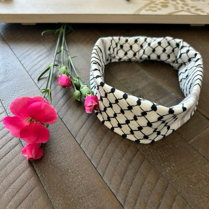 Keffiyeh Headband Soft Cotton Stylish