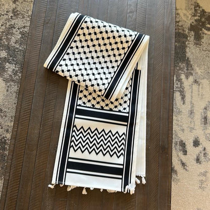 Palestinian Keffiyeh Table Runner  | 118” x 13”