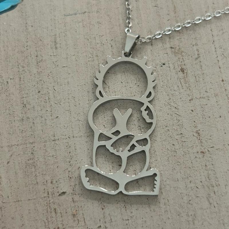 Handala Necklace in Gold or Silver Color