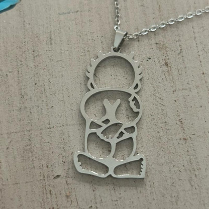 Handala Necklace in Gold or Silver Color