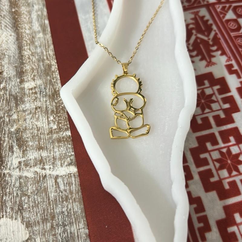 Handala Necklace in Gold or Silver Color